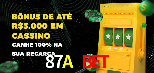87A Bet melhor bônus de depósito